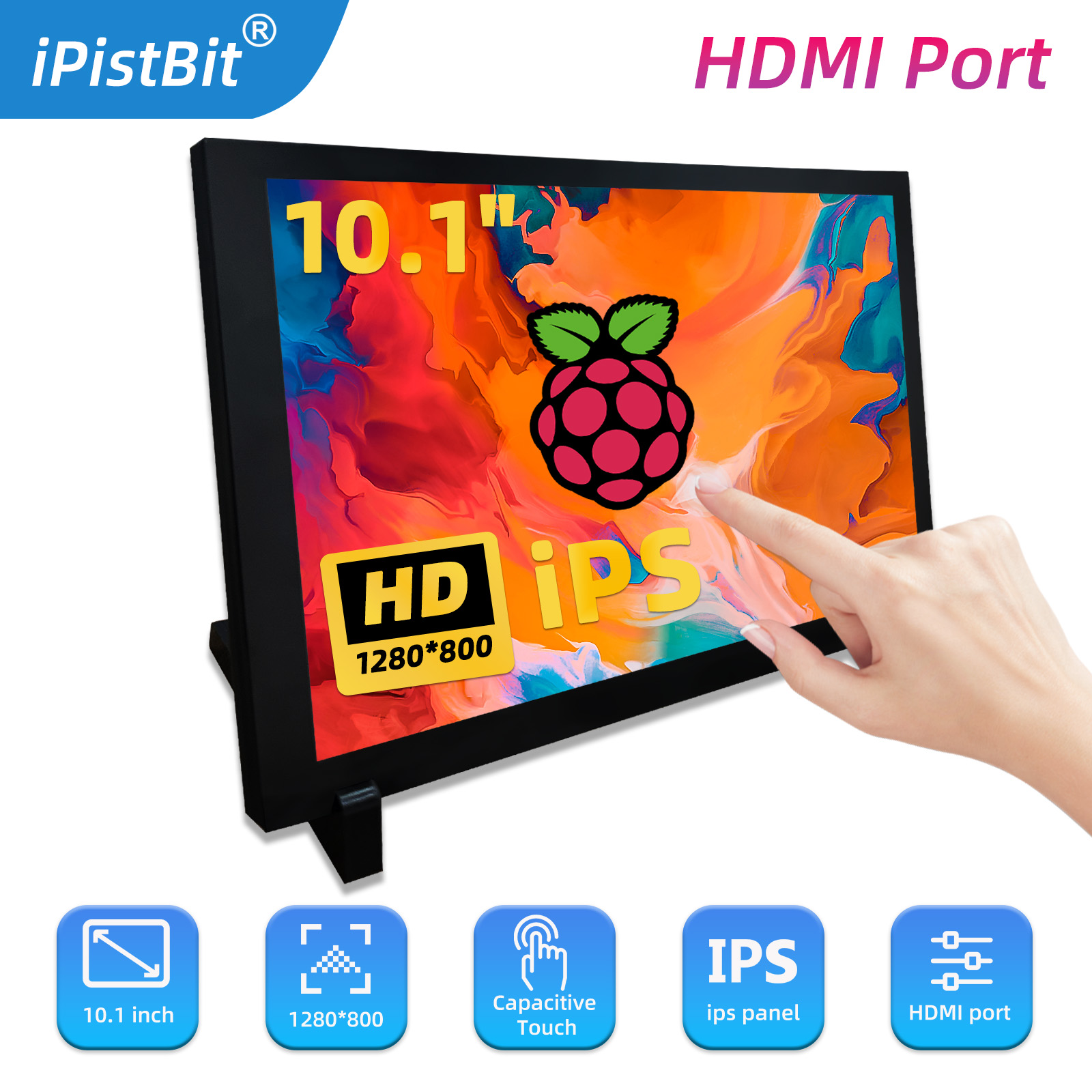 10.1 inch HDMI Capacitive Touc - Raspberry Pi 10.1 Inch Capacitive Touch Screen Ips recension och pris