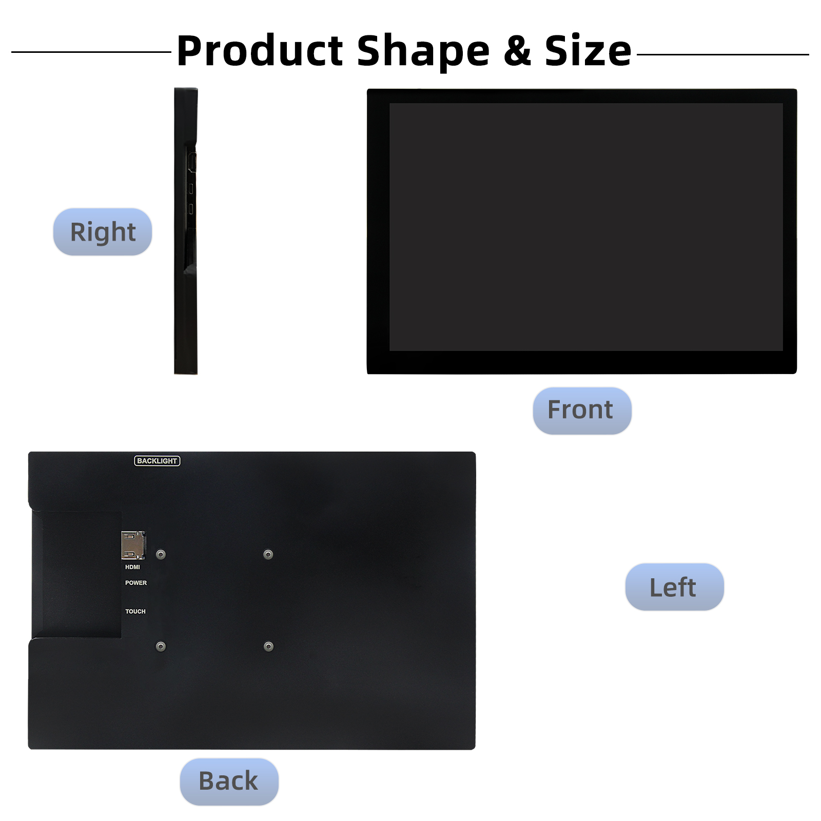 10.1 inch HDMI Capacitive Touc - Raspberry Pi 10.1 Inch Capacitive Touch Screen Ips recension och pris