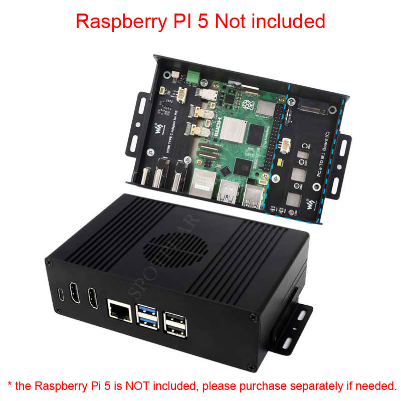 Raspberry Pi 5 Box Case Kit-C  - Argon One V3 M.2 Nvme Case recension och pris