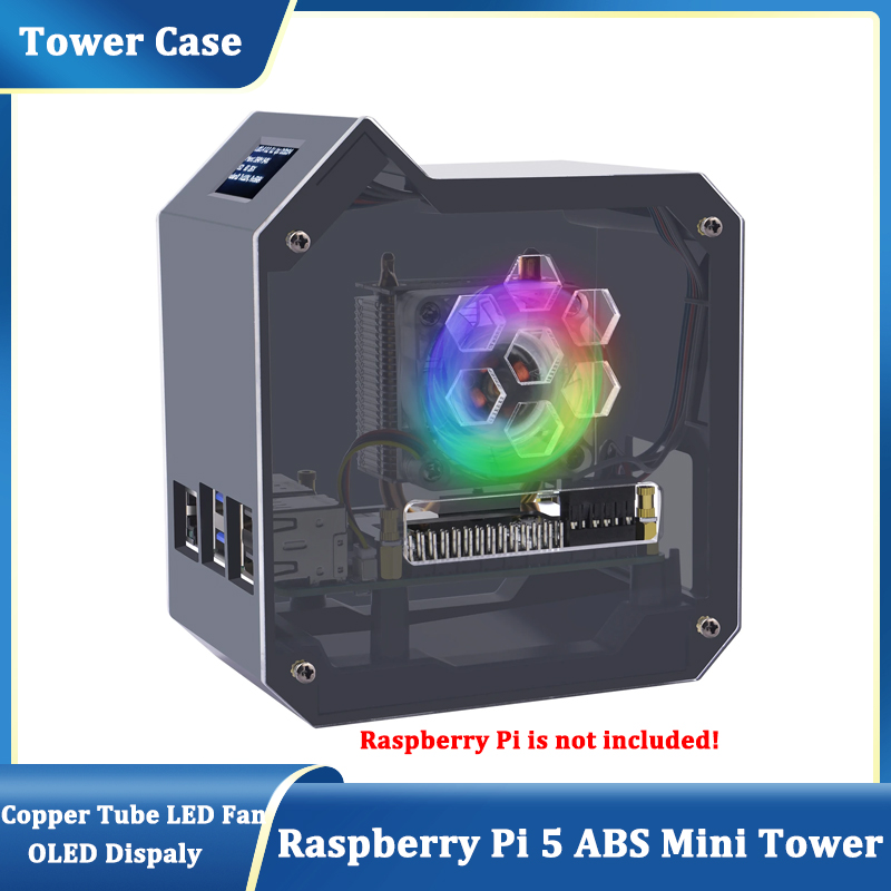 GeeekPi Raspberry Pi 5 ABS Min - Argon One V3 M.2 Nvme Case recension och pris
