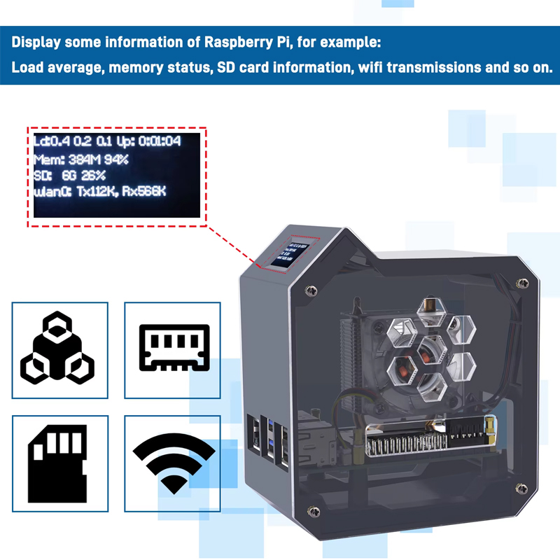 GeeekPi Raspberry Pi 5 ABS Min - Argon One V3 M.2 Nvme Case recension och pris